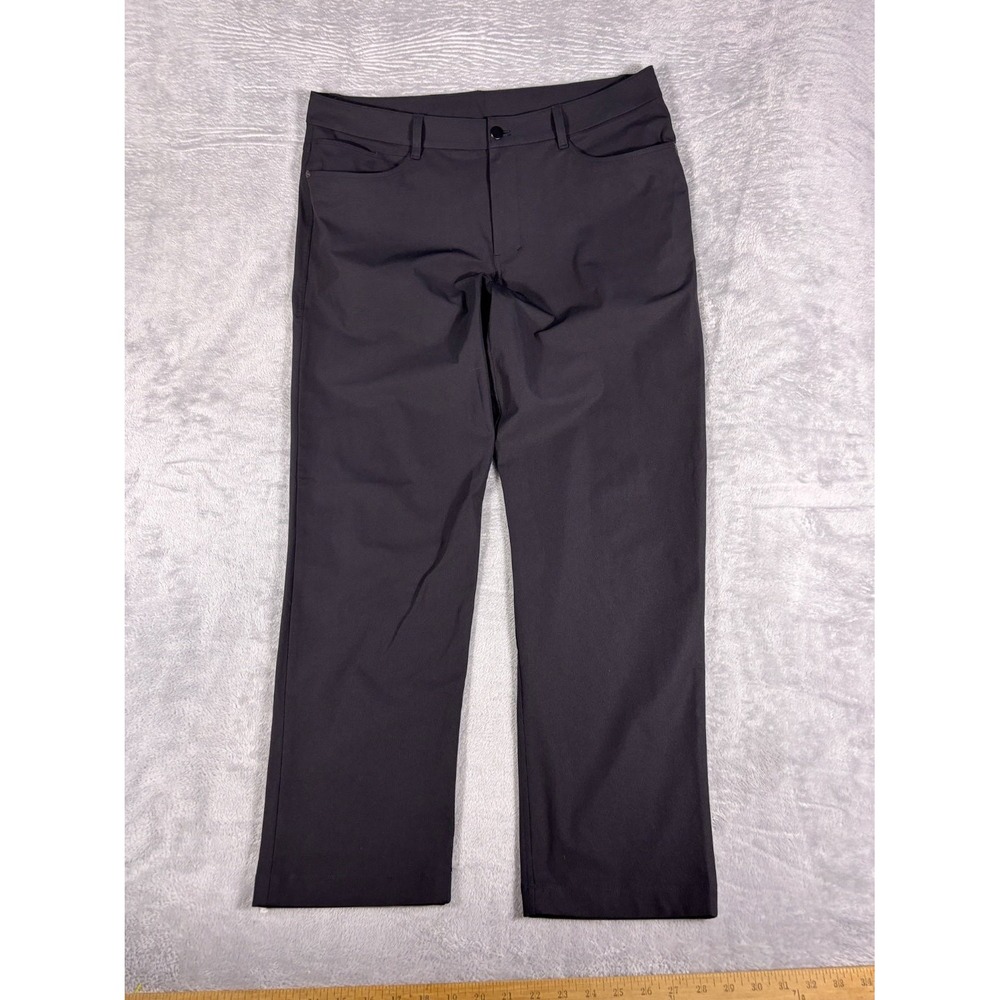 Lululemon Pants Abc Pant Classic Mens Size 36 Black Chino Fit Stretch